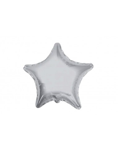 Звезда из фольги, серебряная (55,8см)